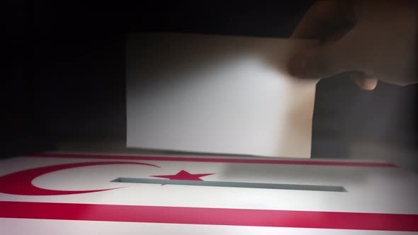 Digital Composite Hand Voting To National Turkish Republic of Northern Cyprus / Videohive