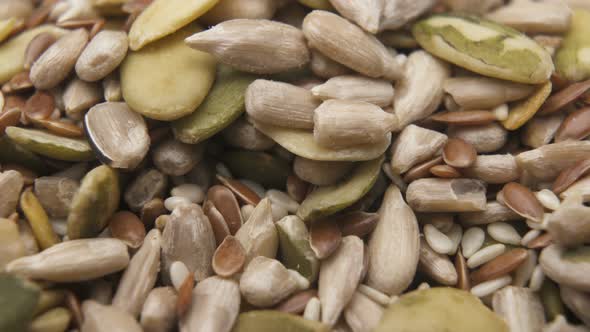 Close Up of Shelled Seeds. Seeds Background