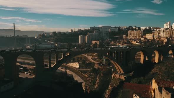 Aerial View Of Ancient Constantine, Algeria