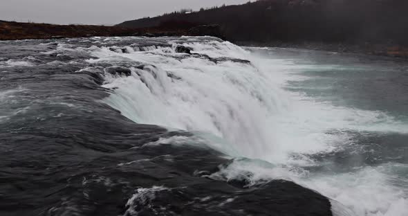 Vatnsleysufoss Waterfall In Iceland