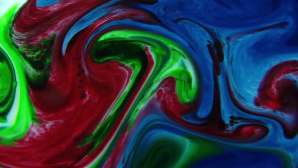 Colorful Abstract Slow Motion Swirling Background Texture Liquid Design