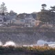 Rocky Ocean Beach Waves Crashing Monterey California Coast Beachfront Houses - VideoHive Item for Sale