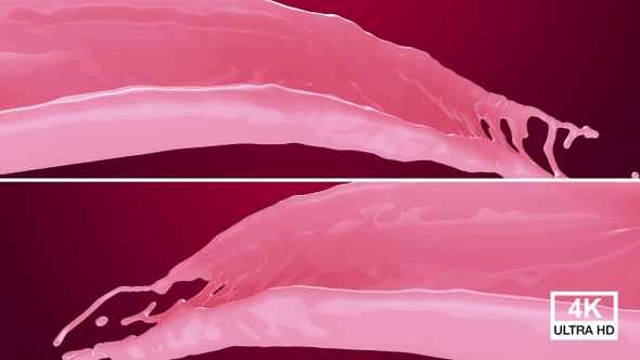 Pouring Strawberry Milkshake 4K alt