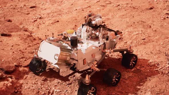 Mars Rover Perseverance Exploring the Red Planet