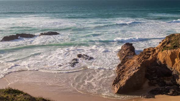 portugal beach wild coast atlantic nature environment