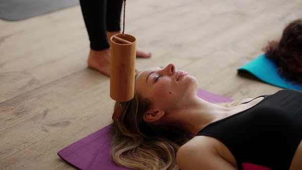 Meditation with Using Sound Instrument Led By Trainer