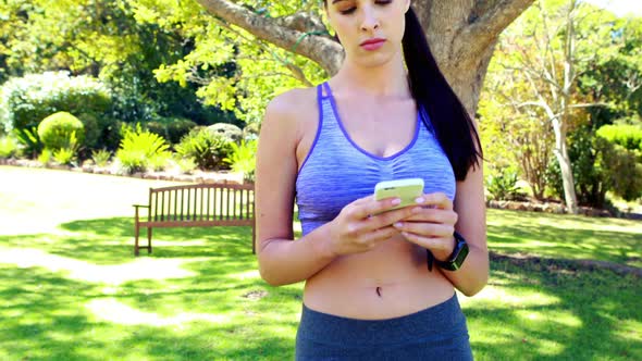 Woman talking on mobile phone