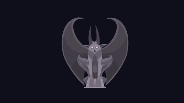 Winged creature animation