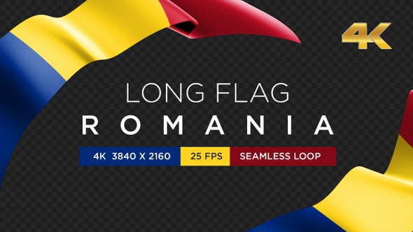 Long Flag Romania