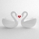 Swan couple - 3DOcean Item for Sale