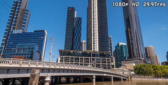 Melbourne City River Bridge 1