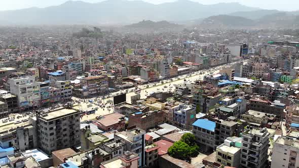 Aerial View of Kathmandu