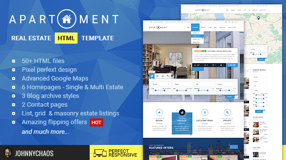 Apartment HTML - Real Estate Multi/Single Property