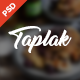 Taplak - Modern Food Recipe PSD Template - ThemeForest Item for Sale