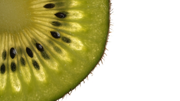 Rotating Kiwi Slice