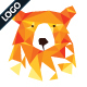 Polygonal Bear Logo Template - GraphicRiver Item for Sale