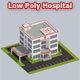Low Poly Hospital - 3DOcean Item for Sale