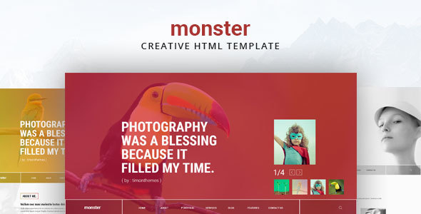 Monster Creative HTML Template