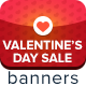 Valentine's Day Sale Ad Banners - GraphicRiver Item for Sale