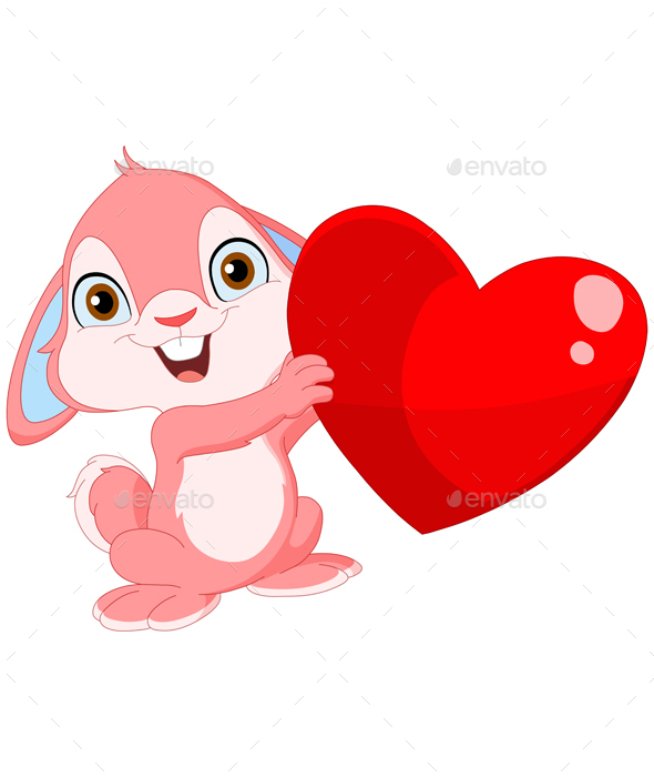 Cute Bunny Valentine