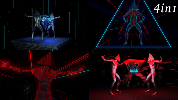 Humanization - VJ Loop Pack (4in1)