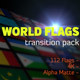 Flat World Flags-Transition Pack - VideoHive Item for Sale