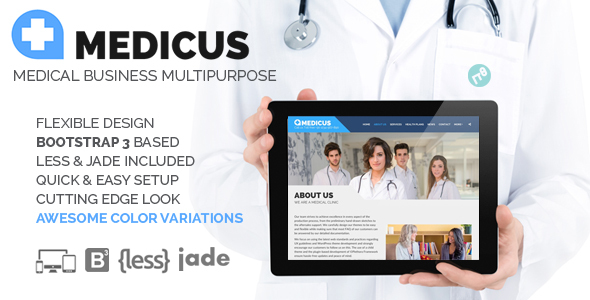 MEDICUS - Uniwersalny HTML dla firm medycznych