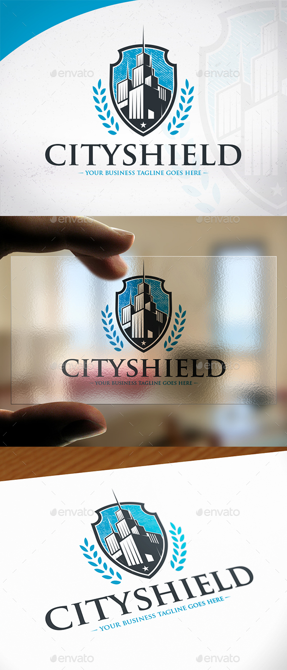 City Shield Logo Design