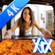 Young Woman Baking Pizza In The Oven - VideoHive Item for Sale