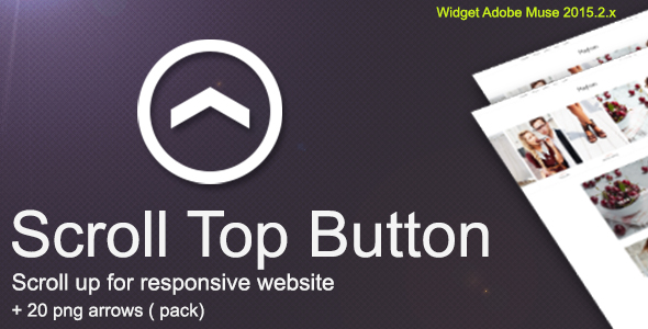 Scroll Top Button : For Responsive Websites+Bonus 20 png arrows
