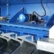 Machine for Cutting Sheet Metal. Large Hydraulic Guillotine Shears. Rear View: a Lot of Moving Parts - VideoHive Item for Sale