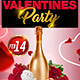 Valentines Party Flyer Template - GraphicRiver Item for Sale