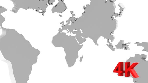 World Map Turns Into a Globe