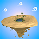 Floating island - 3DOcean Item for Sale