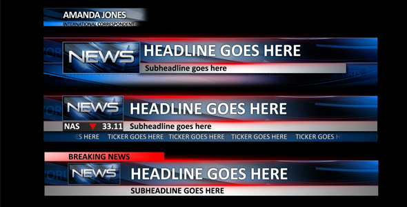 News Lower Thirds