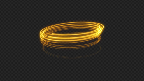 Gold Circle Light Effect alt