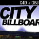 City Billboard - 3DOcean Item for Sale