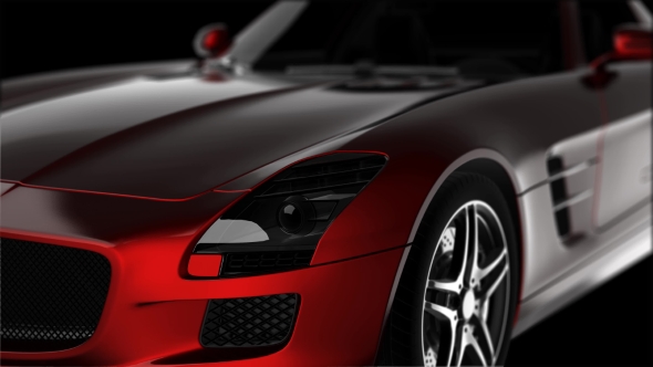 Red Luxury Sport Car alt