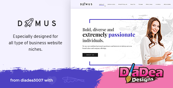 Domus - Creative Business & Corporate PSD Template