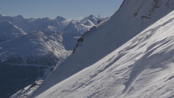 Drifting Snow on the Slopes