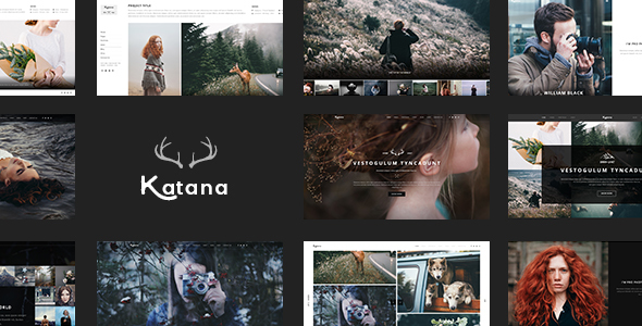 Katana - Photography & Portfolio PSD Template