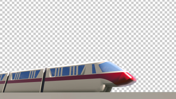 High Speed Train - Transparent Alpha alt