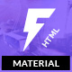 Fugiat - Material Design HTML Template - ThemeForest Item for Sale