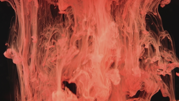 Red Paint Drops in the Water alt