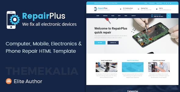 Computer Repair Website Template Free from previews.customer.envatousercontent.com