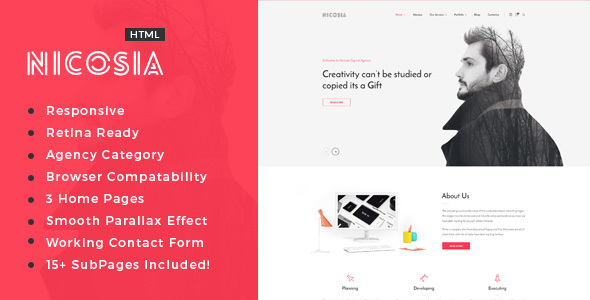 Nicosia - SEO /Digital Agency HTML5 Template