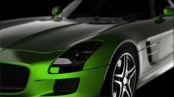 Red Luxury Sport Car alt