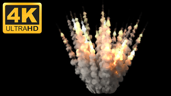 Explosion - 4K - Alpha