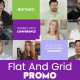 Flat and Grid Promo - VideoHive Item for Sale