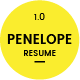 Penelope - Responsive CV / Resume / Personal / Portfolio Template - ThemeForest Item for Sale